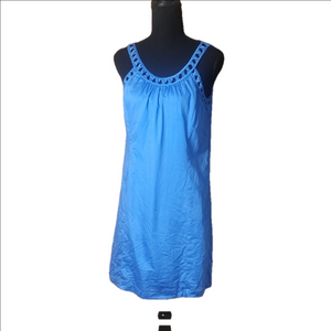LOFT Blue Sleeveless Dress, size 4